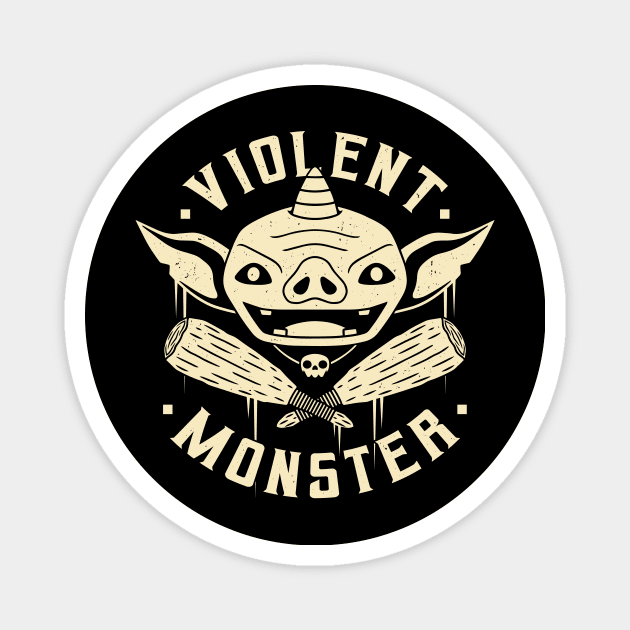 Violent Monster Magnet by Alundrart